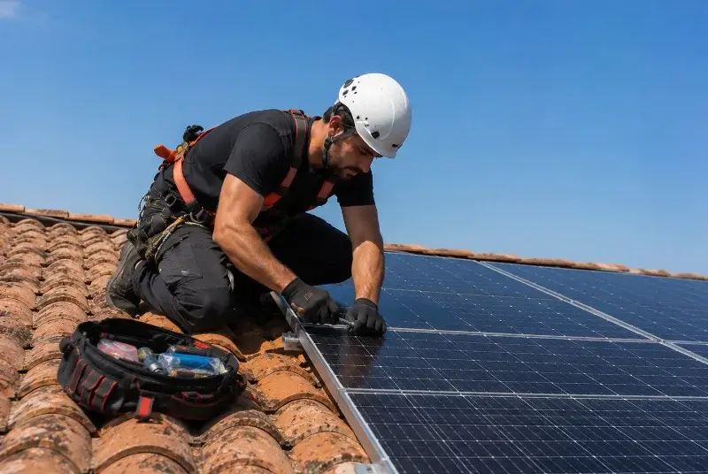 Maintenance et monitoring de panneaux solaires à Montseveroux