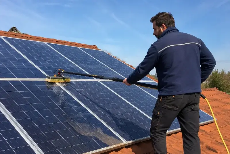 Nettoyage et entretien de panneaux solaires à Montseveroux